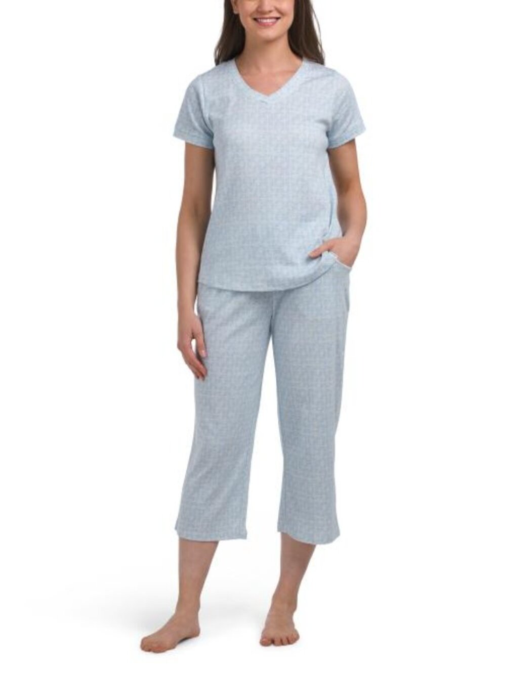 POPPY & CLAY 2pc Organic Cotton Peace And Hope Pajama Set